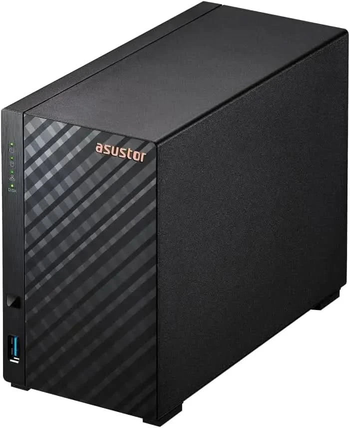 Asustor Drivestor 2 Gen 2 AS1202T, 2 Bay NAS, Quad-Core 1.7GHz CPU, 2.5GbE Port, 1GB DDR4, 3 USB 3.0, Network Attached Storage for Personal and Home Cloud Backup – TechCure India
