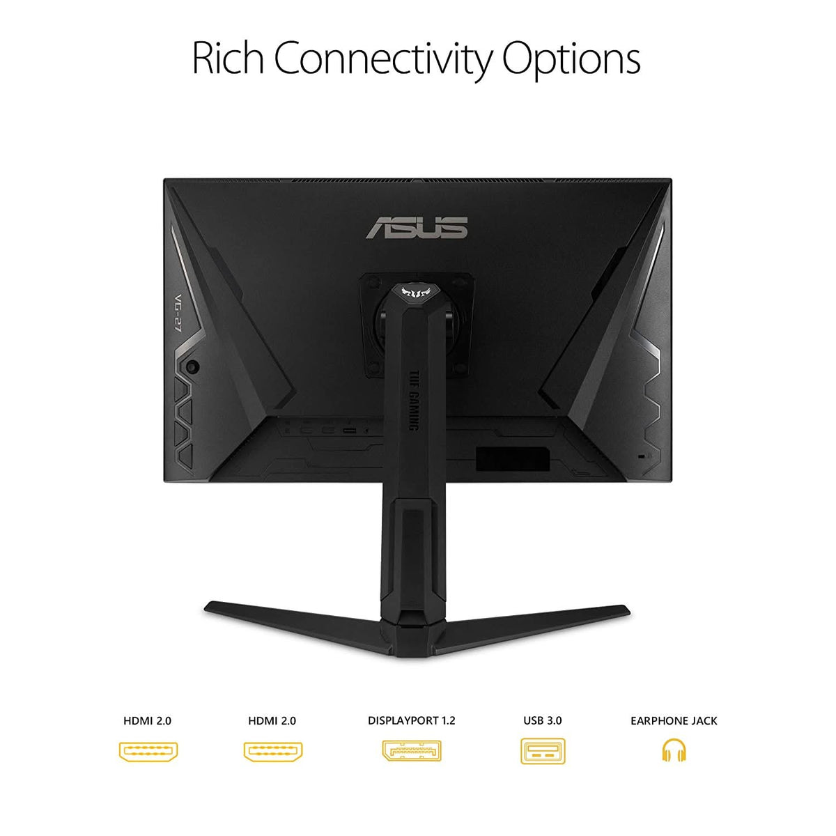 ASUS TUF GAMING 27 INCH VG27AQL1A WQHD IPS 165HZ G-SYNC GAMING MONITOR – TechCure India