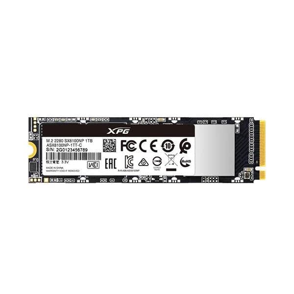 ADATA XPG SX8100 1TB M.2 NVME Gen3 Internal Solid State Drive ( SSD ) - 2
