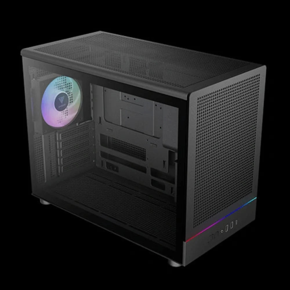 GAMDIAS ATHENA M4M ARGB MATX Mini Tower Cabinet ( Black ) – TechCure India