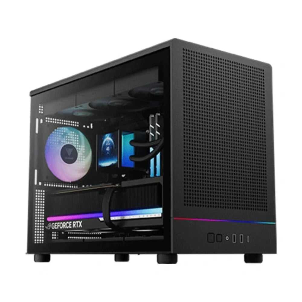 GAMDIAS ATHENA M4M ARGB MATX Mini Tower Cabinet ( Black ) – TechCure India