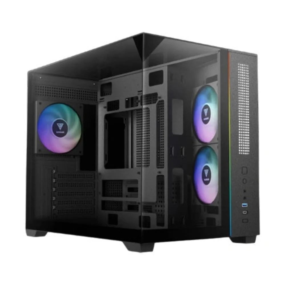 GAMDIAS Atlas M3M ARGB MATX Mini Tower Cabinet ( Black ) – TechCure India