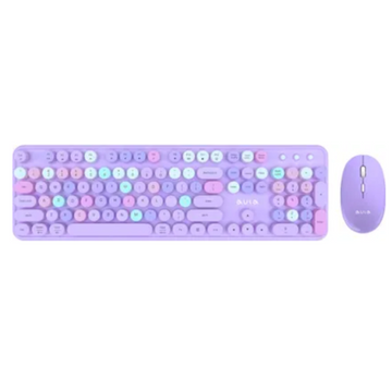 AULA AC306 Wireless Gaming Keyboard and Mouse Combo Purple – TechCure India