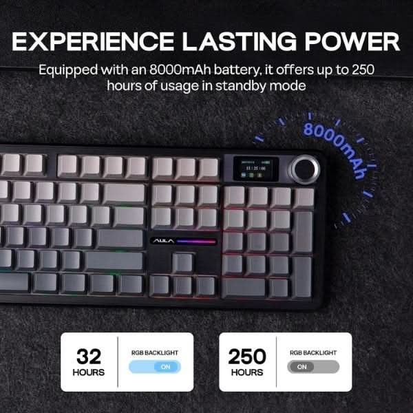 AULA F108 Pro Wireless Mechanical Gaming Keyboard – photo 5 – TechCure India