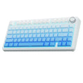 Aula F75 Side Engraved Keycaps Wireless Tri Mode RGB 75 Percent Mechanical Gaming Gradient Blue Keyboard With Star Vector Switch – TechCure India