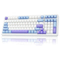 AULA F99 Tri-Mode Full Size RGB Mechanical Gaming Keyboard ( Blue-White ) ( Crescent Switch ) ( F99UWCr ) – TechCure India