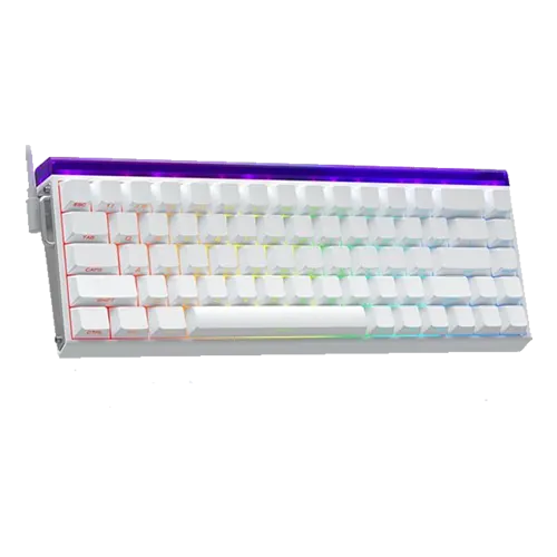 AULA Hero 68 HE 65 Percent White RGB Gaming Keyboard with Magnetic Switch – TechCure India