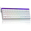 AULA Hero 68HE 60% RGB Wired Mechanical Gaming Keyboard ( White ) ( Meteor Magnetic Switch ) ( HERO68WM ) – TechCure India