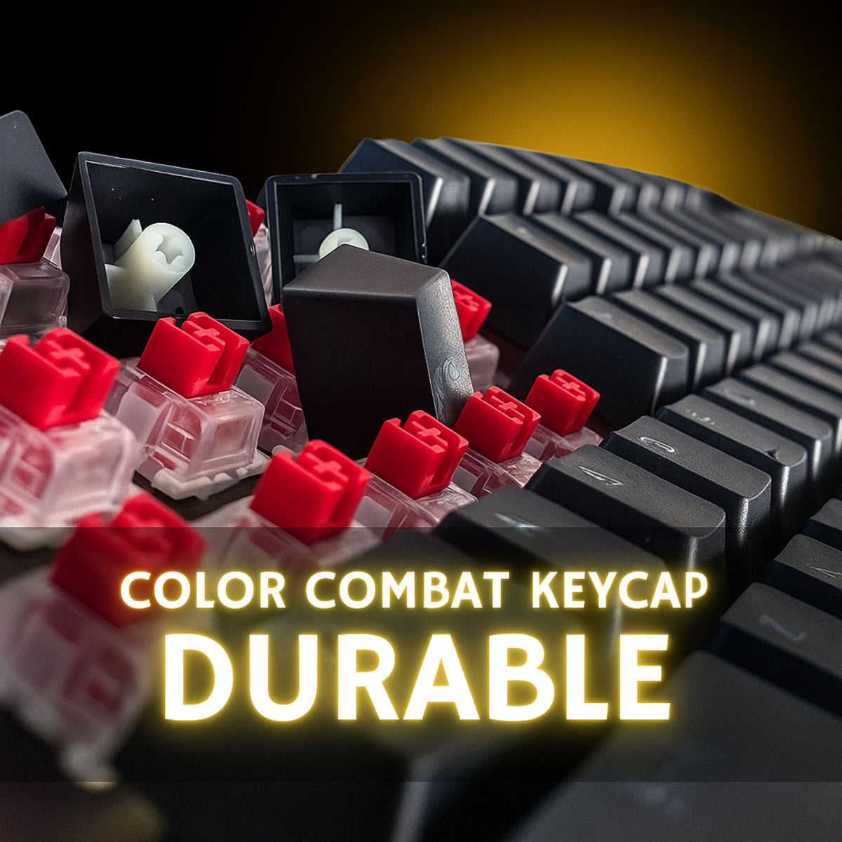 AULA M75 TRI-MODE (2.4G/BLUETOOTH/WIRED) HOT SWAPPABLE RGB BACKLIT WIRELESS MECHANICAL GAMING KEYBOARD | ALL KEY ANTI-GHOSTING | DUAL MODE KNOB WITH MULTIMEDIA BUTTONS | BLACK - RED SWITCHES, Without Software – TechCure India