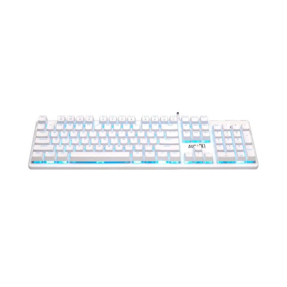 GAMDIAS AURA GK1 Full Size Mechanical Wired Gaming Keyboard ( White ) ( Mechanical Switches ) - 2