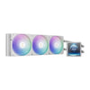 GAMDIAS Aura GL360 ARGB 360mm CPU Liquid Cooler (White) ( With LCD Display )