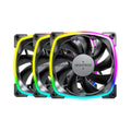 Montech AX120 PWM ARGB Black Case Fan (3 Pack) – TechCure India