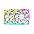 Montech AX120 PWM ARGB Case Fan White Triple Pack – TechCure India