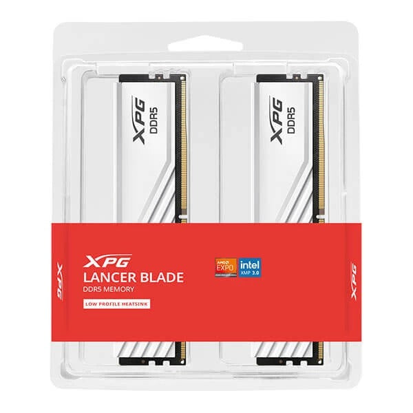 Adata XPG Lancer Blade 64Gb (32GB x2) DDR5 6000MHz CL30 RAM (White) – TechCure India