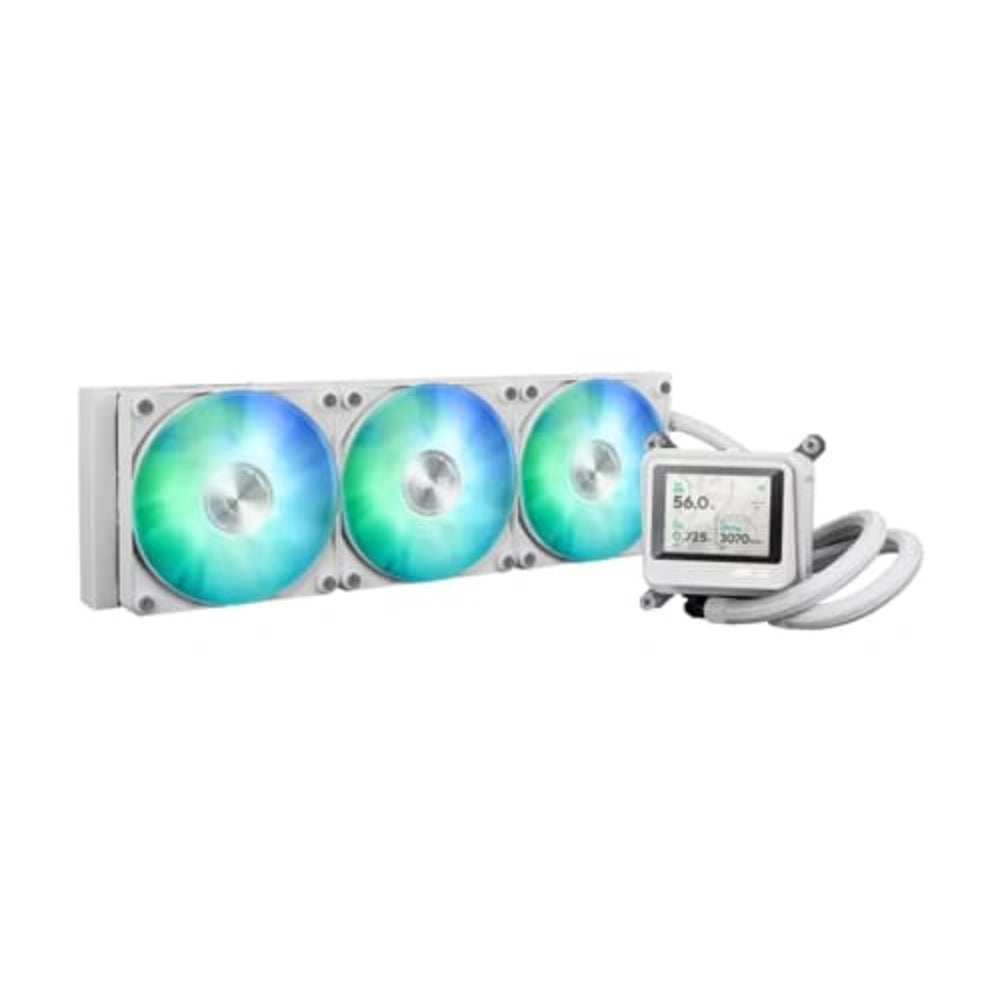 Asus AYW Gaming LC 360 ARGB LCD CPU Liquid Cooler ( White ) ( With LCD Display ) – TechCure India