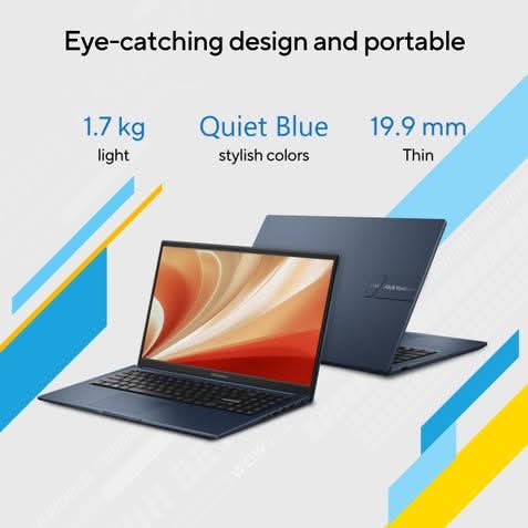 ASUS Vivobook 15 X1504VAP-IN012WS, Intel Core 5 120U, 8GB RAM, 512GB SSD, Intel Graphics, 15.6 inch FHD, Windows 11 Home, Office Home 2024, M365 Basic-1 Year Validity, Student Laptop, 1 Year(s) Warranty, Silver – TechCure India