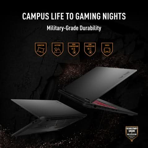 ASUS TUF Gaming A16 FA608UMI-TU288WS, AMD Ryzen 7 260, RTX 5060 GPU, 16GB RAM, 512GB SSD, 16 inch FHD+, Windows 11 Home, Office Home 2024, M365 Basic-1 Year Validity, Gaming Laptop, 1 Year(s) Warranty, Grey – TechCure India