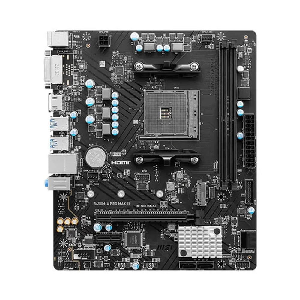 MSI B450M-A Pro Max II DDR4 AMD Motherboard - 2