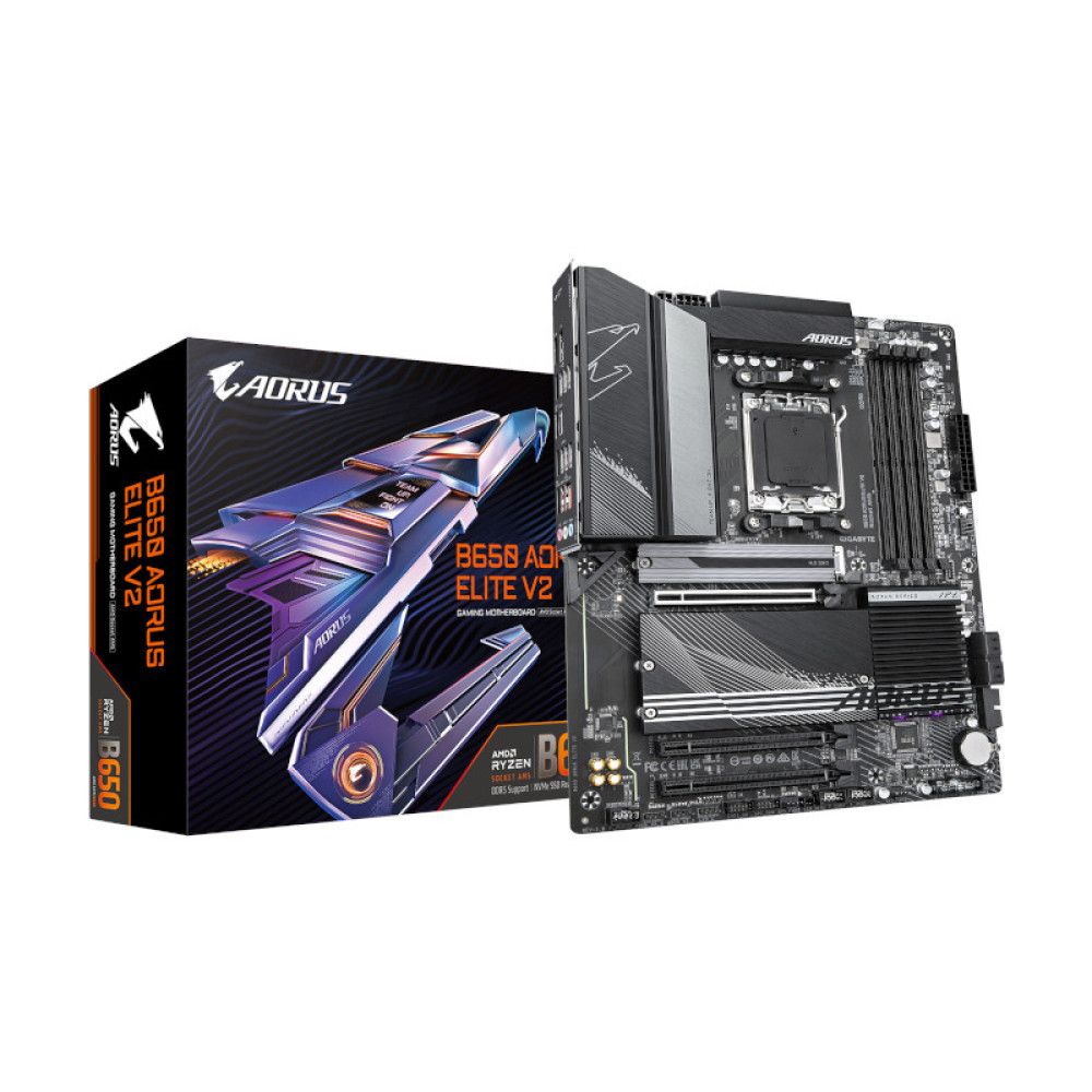 GIGABYTE B650 Aorus Elite V2 DDR5 AMD Motherboard – TechCure India
