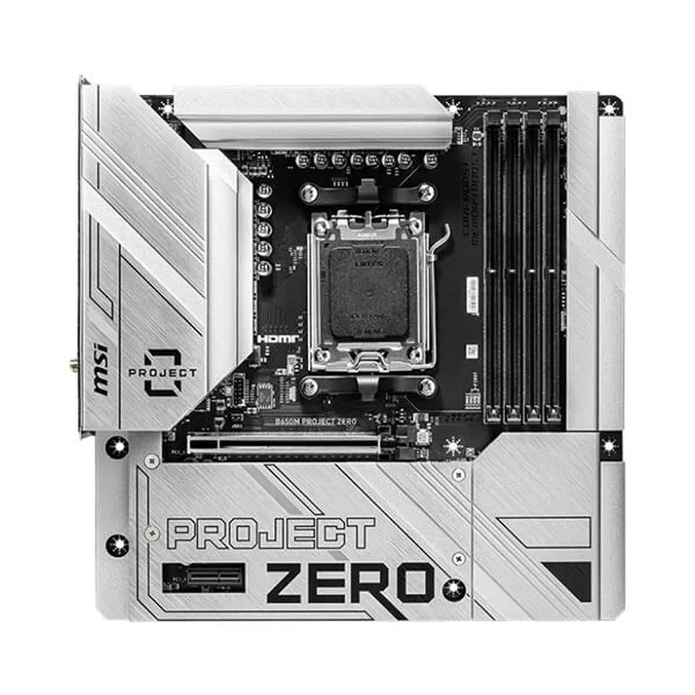 MSI B650M Project Zero DDR5 AMD Motherboard - 2