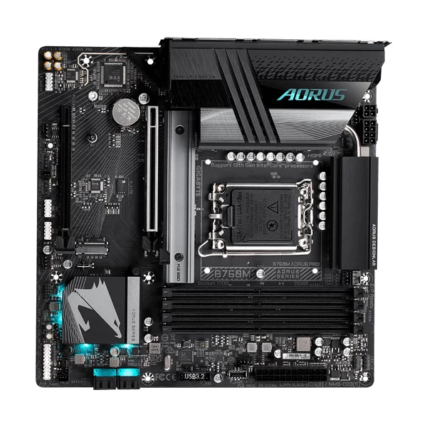 GIGABYTE B760M Aorus Pro DDR5 Intel Motherboard - 3