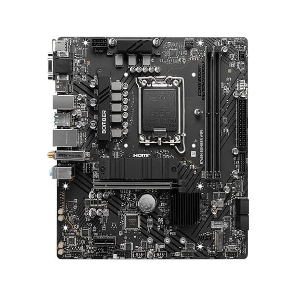 MSI B760M Bomber WIFI DDR5 Intel Motherboard - 2