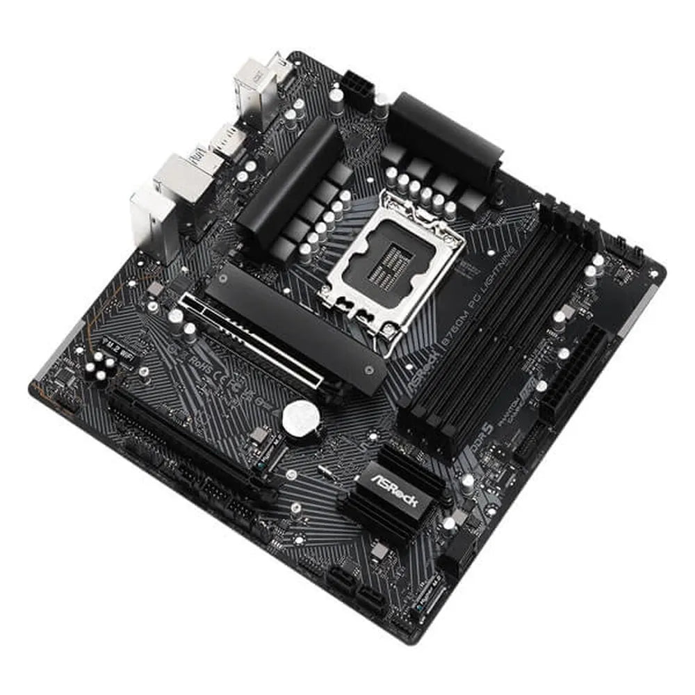 ASROCK B760M PG Lightning Wifi DDR5 Intel Motherboard - 3