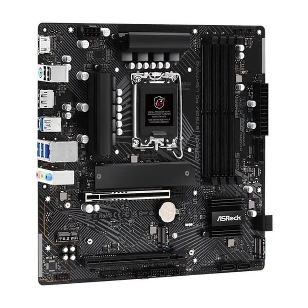 ASROCK B760M PG Lightning Wifi DDR5 Intel Motherboard - 2