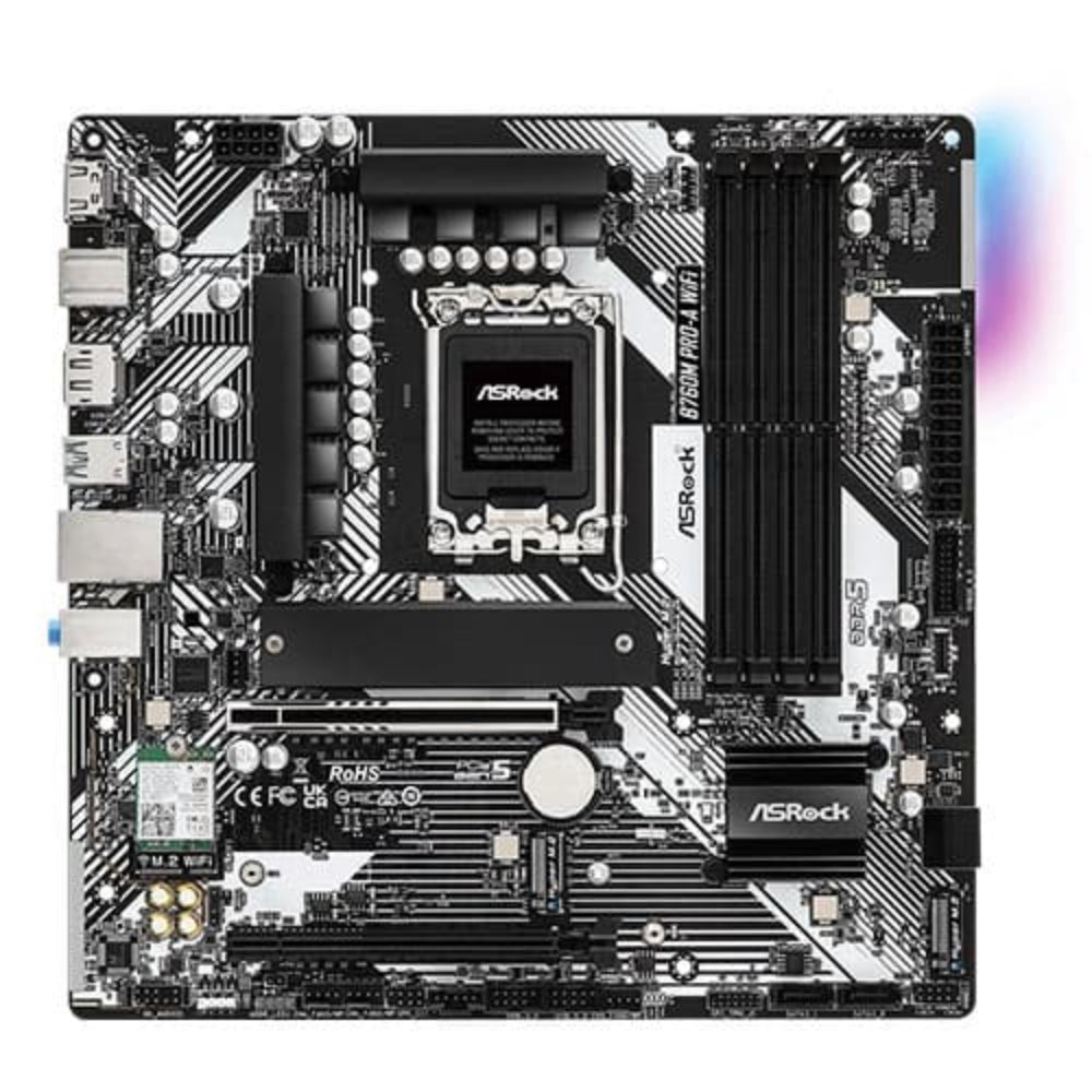 ASROCK B760M Pro-A Wifi DDR5 Intel Motherboard – TechCure India