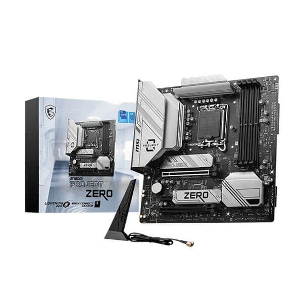 MSI B760M Project Zero (Wi-Fi) Motherboard Supports Intel 12th , 13th & 14th Gen Processors – TechCure India
