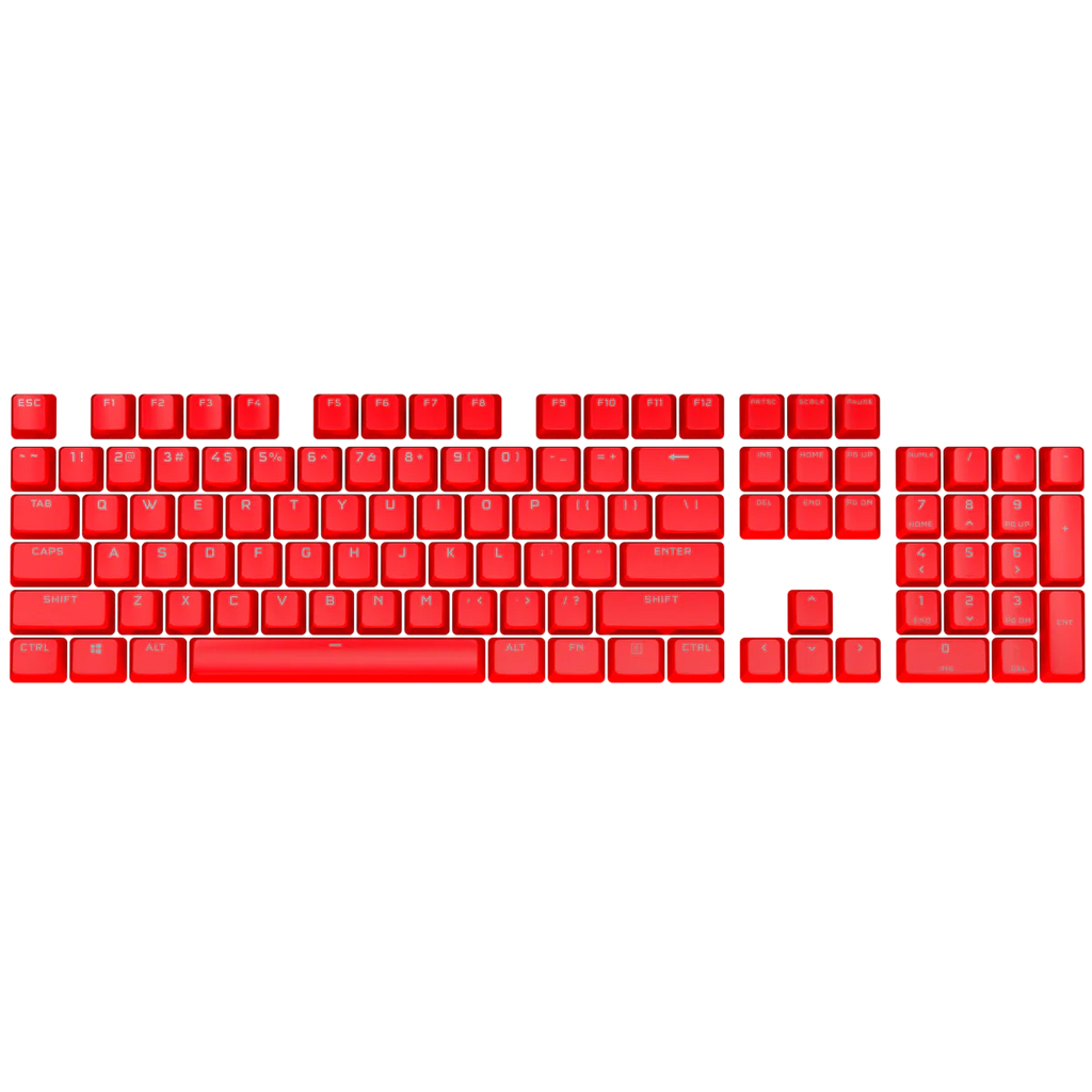 CORSAIR PBT Double Shot Pro Keycap Mod Kit ( Origin Red ) - 2
