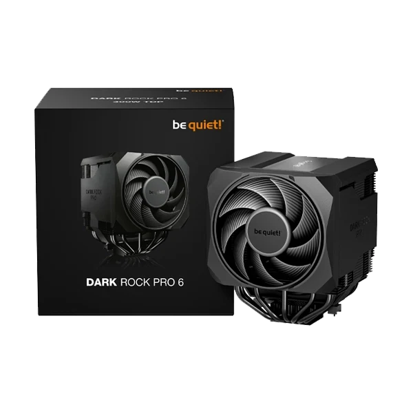 BE QUIET Dark Rock Pro 6 Non-RGB 120mm Dual Tower Air Cooler ( Black ) – TechCure India