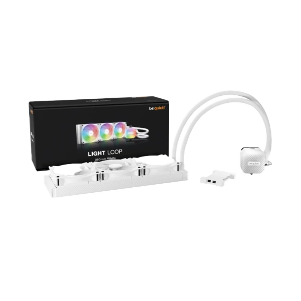 BE QUIET Light Loop ARGB 360mm CPU Liquid Cooler ( White ) – TechCure India
