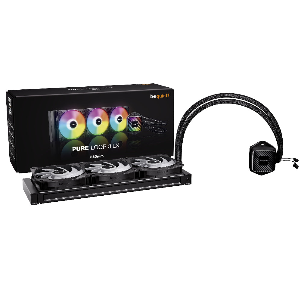 BE QUIET Pure Loop 3 LX ARGB 360mm CPU Liquid Cooler ( Black ) – TechCure India