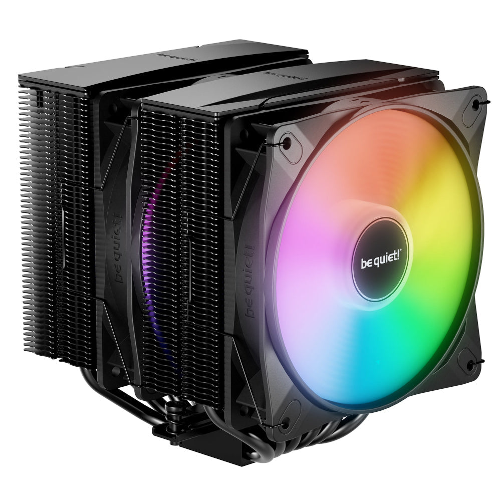 BE QUIET Pure Rock 3 LX ARGB 120mm Dual Tower Air Cooler ( Black ) – TechCure India