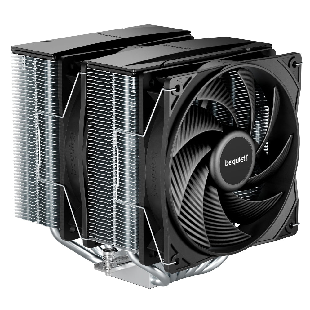 BE QUIET Pure Rock Pro 3 Non-RGB 120mm Dual Tower Air Cooler ( Silver ) – TechCure India