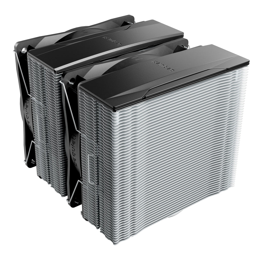 BE QUIET Pure Rock Pro 3 Non-RGB 120mm Dual Tower Air Cooler ( Silver ) – TechCure India