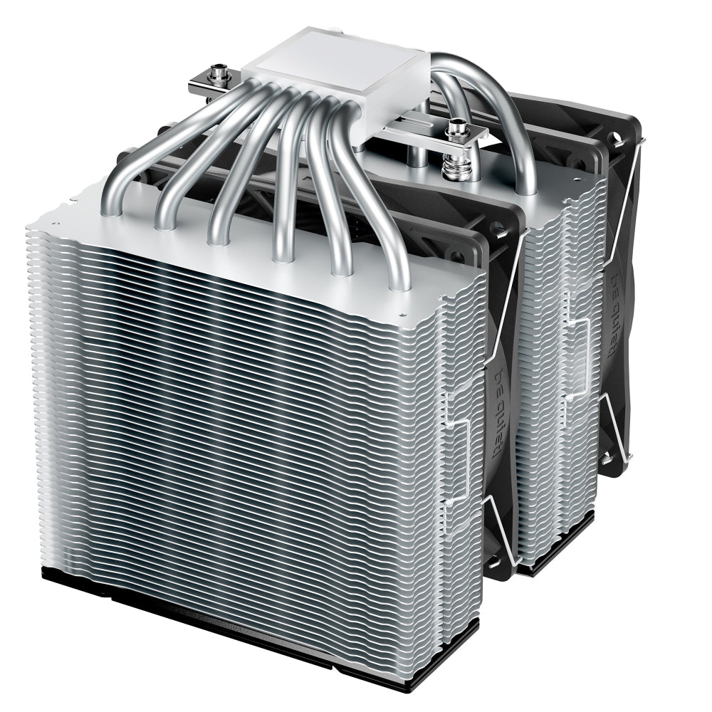 BE QUIET Pure Rock Pro 3 Non-RGB 120mm Dual Tower Air Cooler ( Silver ) – TechCure India