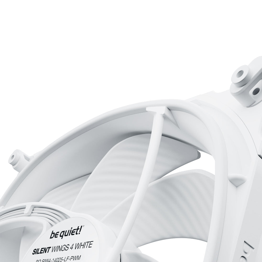 BE QUIET Silent Wings 4 140mm Non-RGB PWM High Speed Cabinet Fan ( White ) ( Single Pack ) – TechCure India