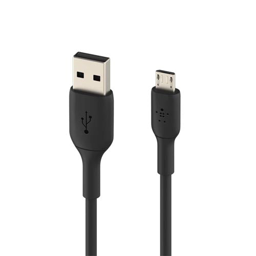 Belkin Boost Charge USB Type-A to Micro-USB Cable, (3.3 Feet/1 Meter, Black) CAB005BT1MBK – TechCure India