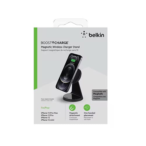Belkin BOOST CHARGE Wireless Charger for iPhone 12 – Black WIB003BTBK – TechCure India