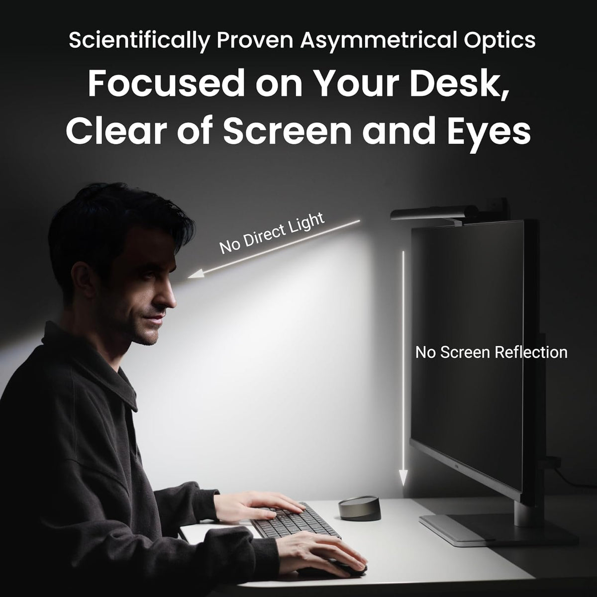 BenQ ScreenBar Halo 2 LED Monitor Light – TechCure India