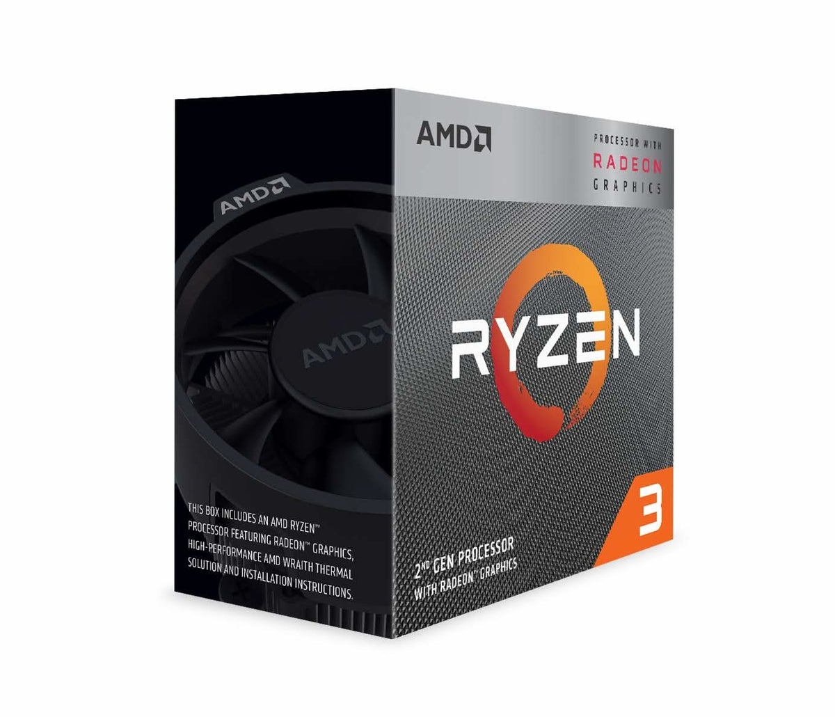 AMD RYZEN 3 3200G 4 CORES UPTO 4 GHZ AM4 PROCESSOR – TechCure India