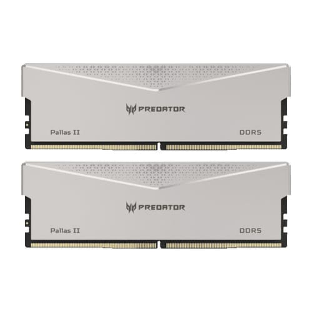 ACER Predator Pallas ll 64GB ( 32GBx2 ) DDR5 6000MHz RAM (Silver) ( CL30 )