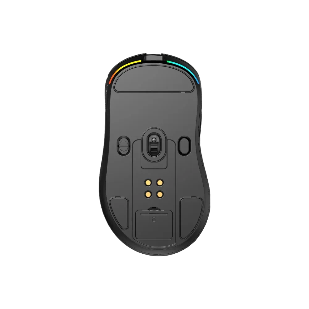 KARNAGE Blink Tri-Mode RGB Wireless Ergonomic Gaming Mouse ( KNG-BW-81-BK ) ( 16000DPI / 6 Macro Buttons ) ( Black ) – TechCure India