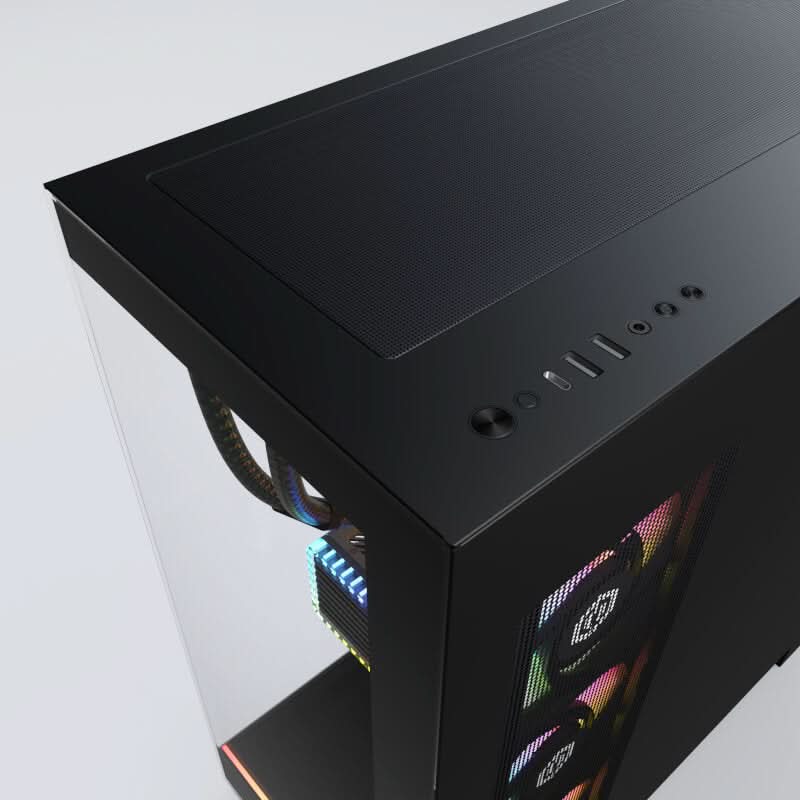 CyberPowerPC Vista 700, AMD Ryzen 7 7800X3D, 16GB DDR5 6000MHz, 1TB WD Black SN7100 NVMe M.2 SSD, MSI GeForce RTX 5070 Ventus 2X OC 12GB, Windows 11 Home – TechCure India
