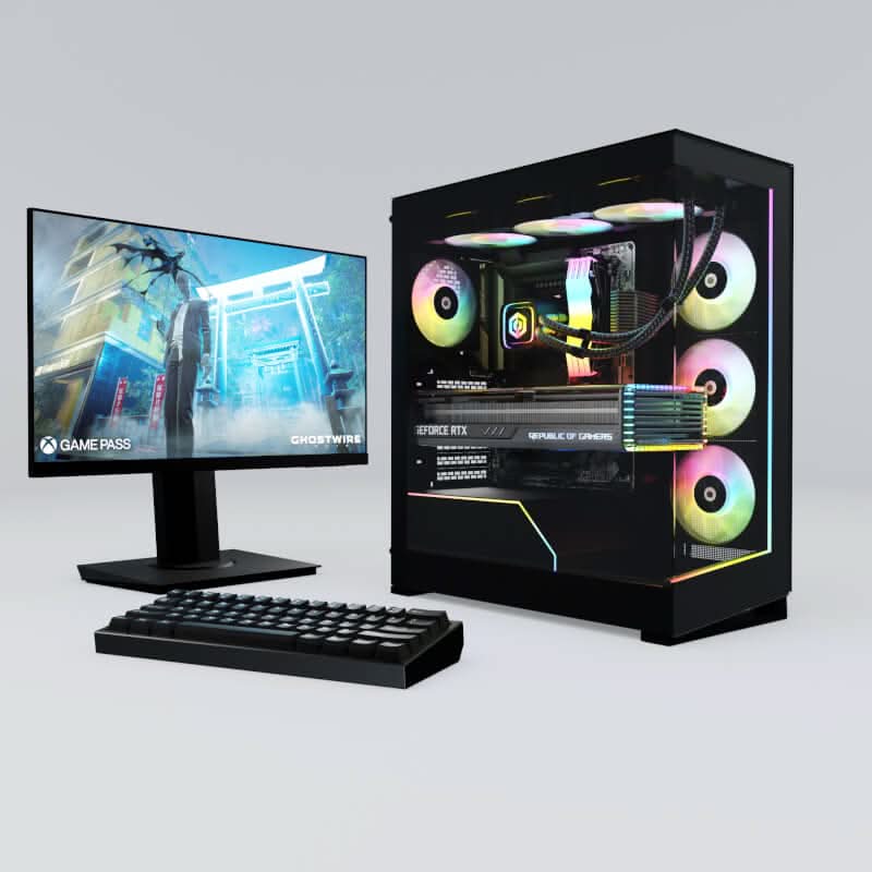 CyberPowerPC Vista 700, AMD Ryzen 7 7800X3D, 16GB DDR5 6000MHz, 1TB WD Black SN7100 NVMe M.2 SSD, MSI GeForce RTX 5070 Ventus 2X OC 12GB, Windows 11 Home – TechCure India