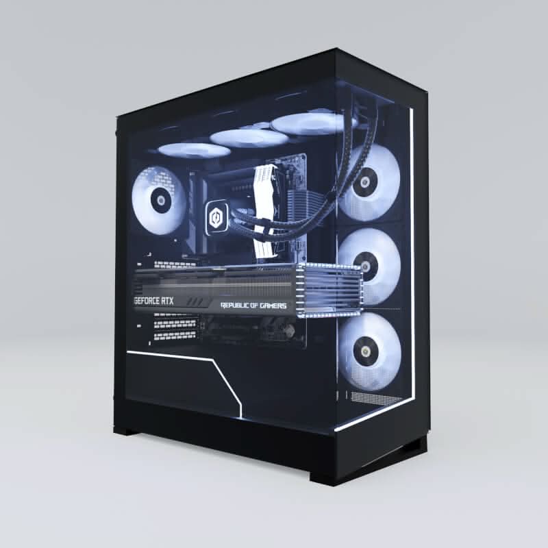 CyberPowerPC Vista 700, AMD Ryzen 7 7800X3D, 16GB DDR5 6000MHz, 1TB WD Black SN7100 NVMe M.2 SSD, MSI GeForce RTX 5070 Ventus 2X OC 12GB, Windows 11 Home – TechCure India