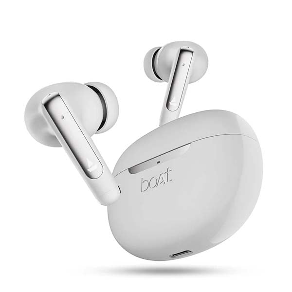 boAt Airdopes 141 ANC v5.3 Bluetooth TWS in Ear Earbuds Wireless Earphones with mic (White) – TechCure India