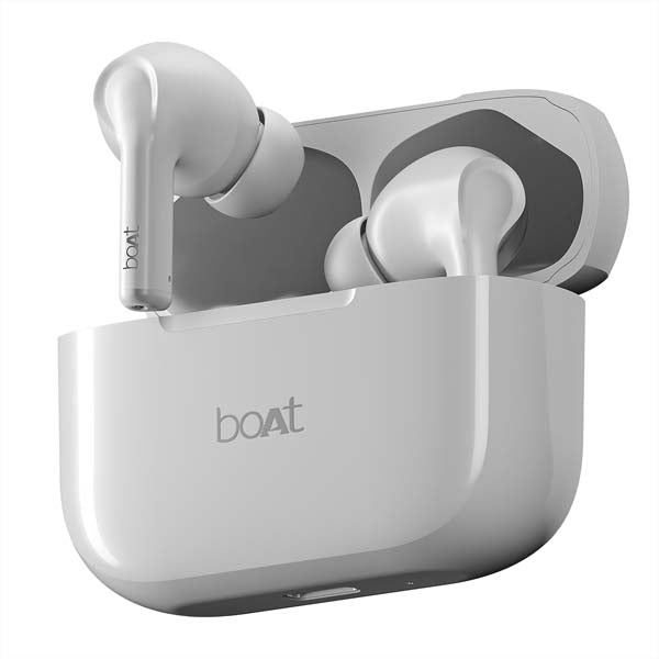 boAt Airdopes 163/161 in Ear Earbuds TWS with 40 HRS Battery (Pearl White) – TechCure India